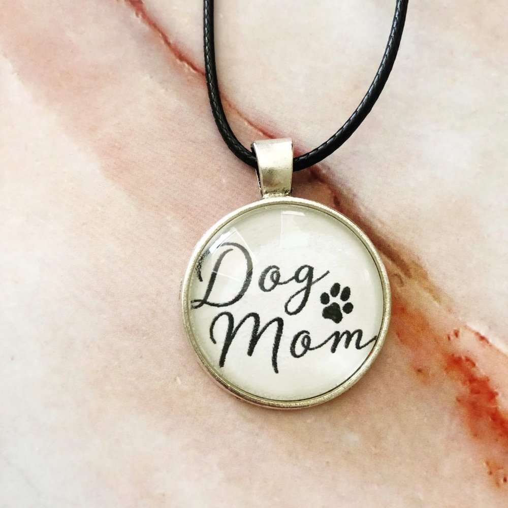 Dog Mom Necklace Dog Lover Jewelry Gift